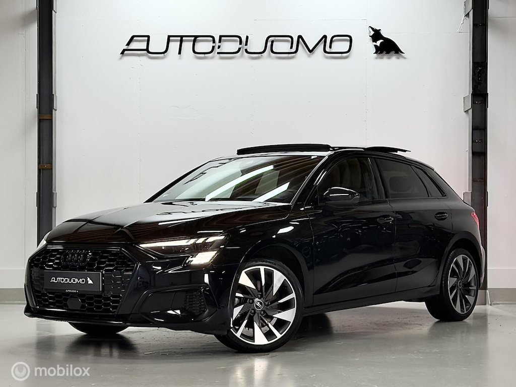 Audi A3 Sportback 30 TFSI S edition | Pano | Matrix | HUD | ACC | Sfeer | Virtual | Black Optic | Stoelverwarming