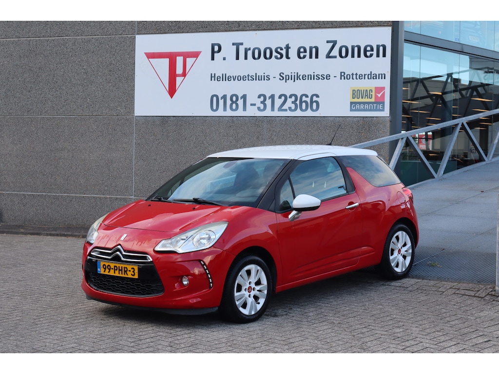 Citroën DS3 1.6 So Chic Nederlandse auto/Cruise control/Climate control/Parkeersensoren/Elektrische spiegels MEENEEMPRIJS/HANDELSPRIJS/EXPORTPRIJS
