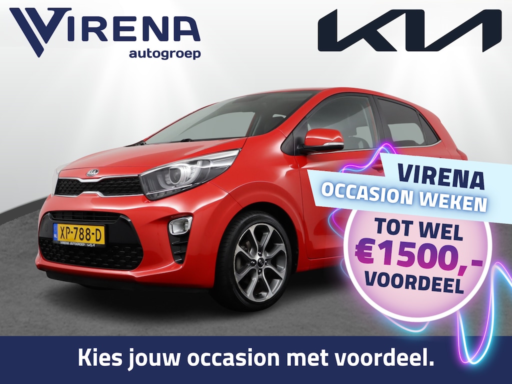 Kia Picanto 1.0 CVVT Design Edition Navigatie - Climate Control - Cruise Control - Achteruitrijcamera - Apple Carplay / Android Auto Virena Zekerheidspakket t.w.v. €895,