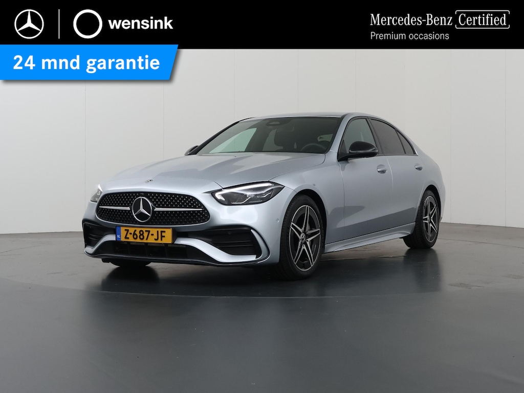 Mercedes-Benz C-klasse 220 d AMG Line | Leder interieur| Night | Memory | Achteruitrijcamera | Sfeerverlichting |