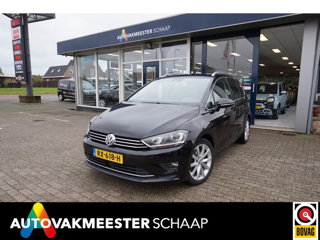 Volkswagen Golf Sportsvan 1.4 TSI Highline , 150pk , Aut , trekh , Incl nw apk/beurt & 12 mnd bovag garantie