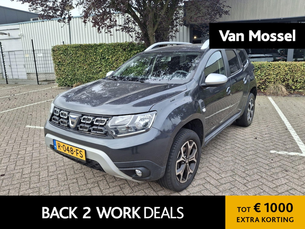 Dacia Duster 1.2 TCe Prestige | ACHTERUITRIJCAMERA | STOELVERWARMING | NAVIGATIE | AIRCO | PARKEERSENSOREN | 17" LICHTMETALEN VELGEN |