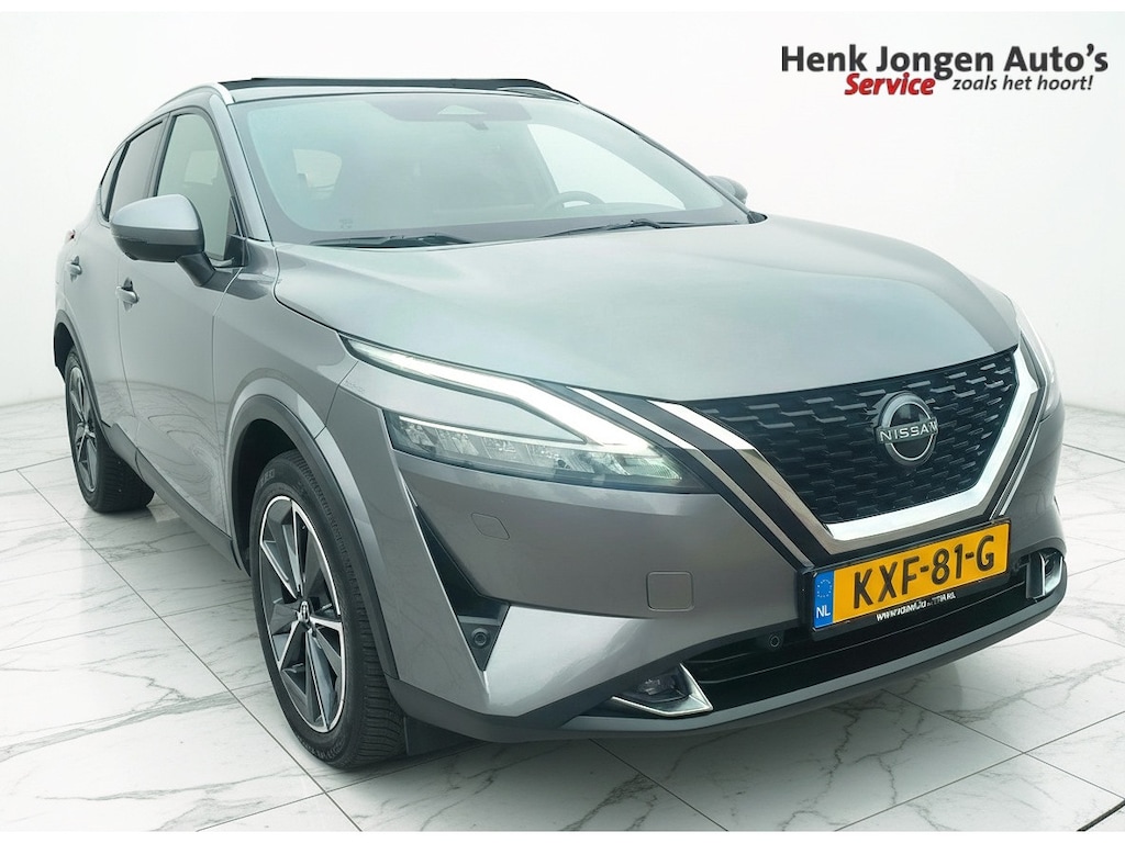 Nissan Qashqai 1.3 MHEV Xtronic Business Executive Rijklaar “Sinds 1970 | 5.000+ reviews | Score 9,5 | Service zoals ’t hoort” Henk Jongen Auto's in Helmond,  al 50 jaar service zoals 't hoort!