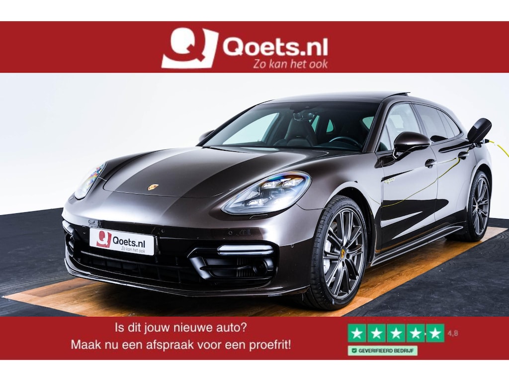 Porsche Panamera Sport Turismo 2.9 4 E-Hybrid Panoramadak - Adaptieve Cruise Control - SportDesign Pakket - Comfortstoelen - Massage stoelen - stuurwielverwarming - Sport Chrono pakket - Stuurbekrachtiging Plus -