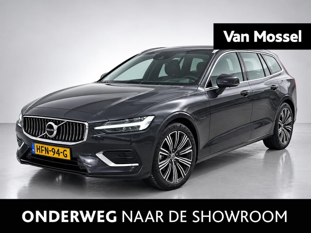 Volvo V60 2.0 T6 Twin Engine AWD Inscription | Automaat | LMV | Leder | Cruise control | Climate control | Trekhaak | Apple CarPlay | Stoel verwarming | Memory seats | Harman Kardon | 360 Camera