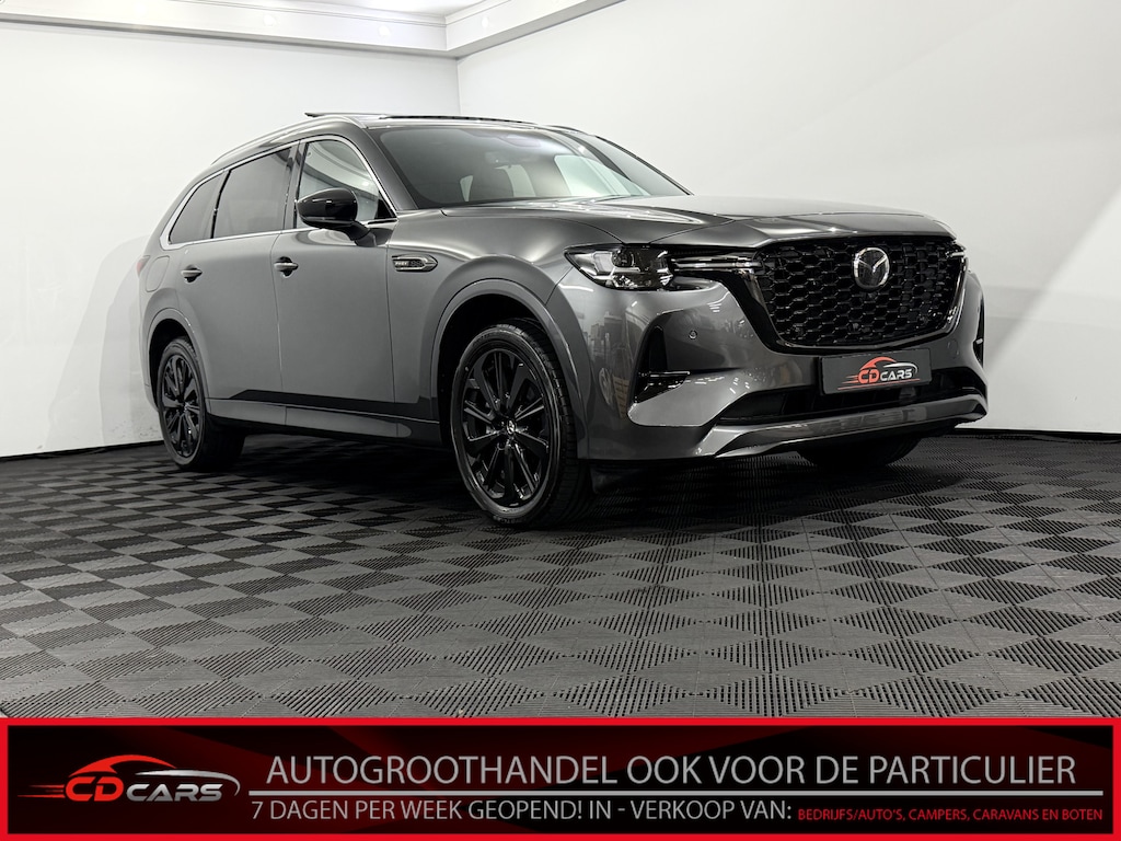 Mazda CX-80 2.5 e-SkyActiv PHEV AWD Homura Plus 7P Panoramadak, Leder, 360 Camera, Navi, Bose geluid systeem, Head-up display, Stoelverwarming/Koeling, Elektrische achterklep, 6 jaar garantie