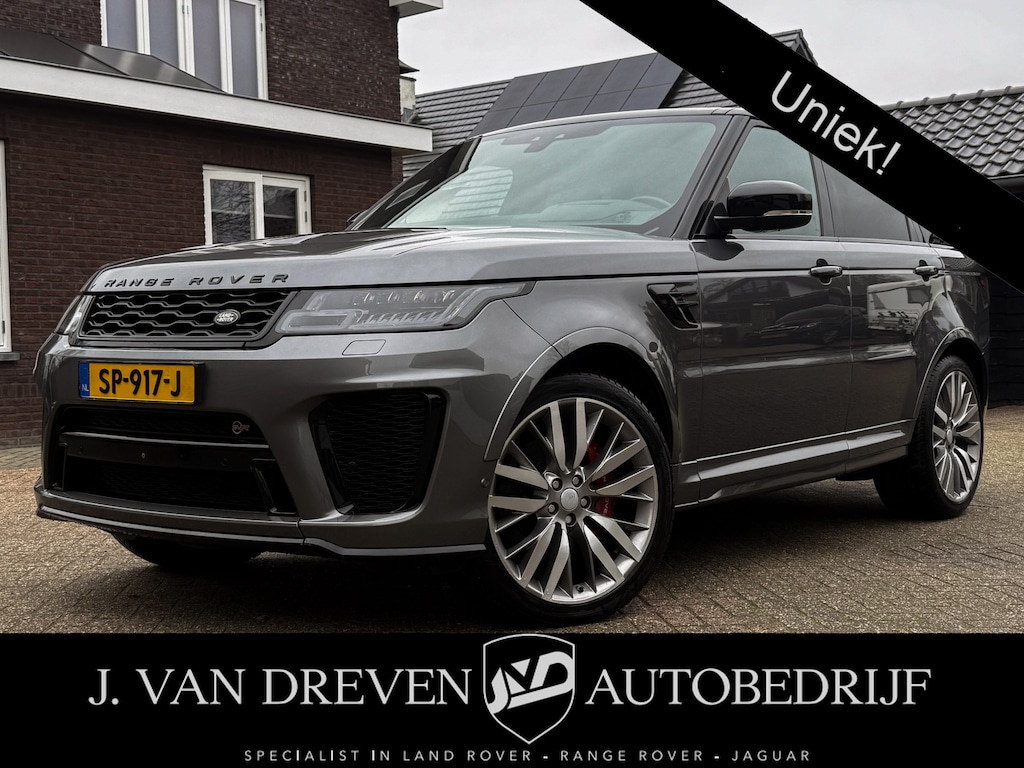 Land Rover Range Rover Sport 5.0 V8 SC SVR 576 PK ! Ex. BPM!! Facelift ! Carbon ! Pano, Cruis, Airco, Stoelverw voor + achter!