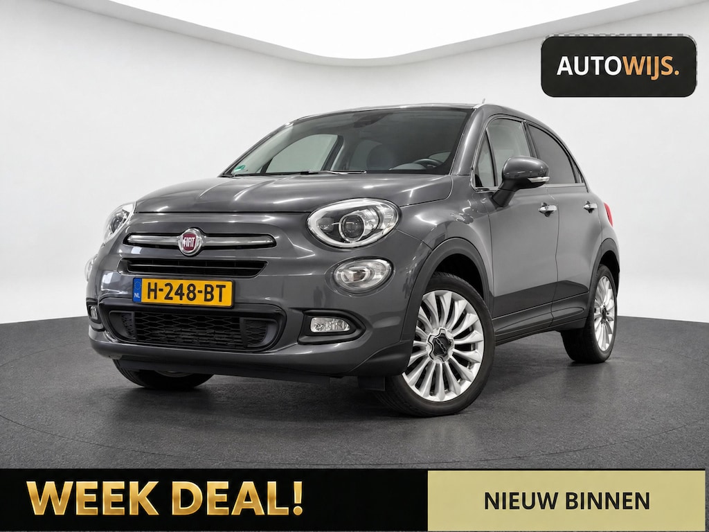 Fiat 500X 1.4 Turbo MultiAir Lounge|AUT|NAVI|LED|TREKHAAK|GOED ONDERHOUDEN