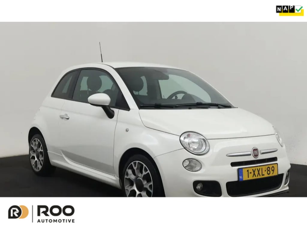 Fiat 500 0.9 TwinAir Turbo 500S SPORT UITVOERING , NL auto, Nieuwe APK , Ondh beurt gehad.