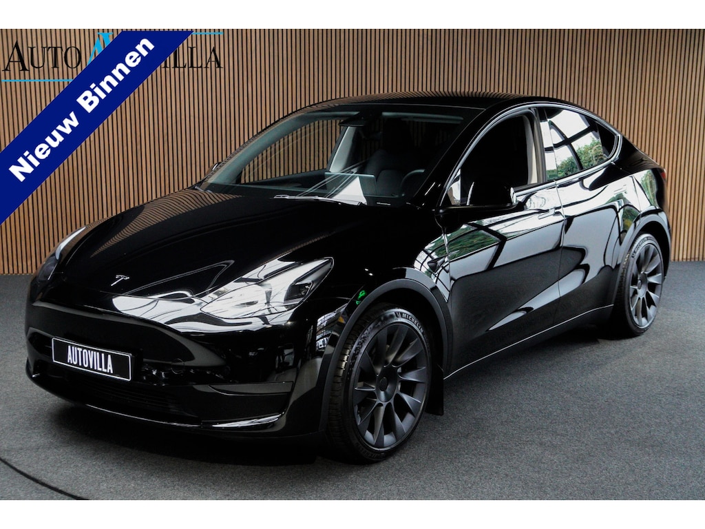 Tesla Model Y SOH: 96,7% Navi 360° Leder ACC Autopilot PDC Elektr. achterklep Stoelverwarmimg voor en achter Stuurverwarming Optie: Full Self-Driving Capability BTW auto