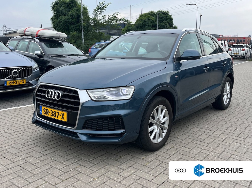 Audi Q3 1.4 TFSI CoD Auto Advance l Afn. Trekhaak l Parkeersensoren v en a l Navigatie l Xenon l Lm-velgen l Metallic lak l Cr Control ;