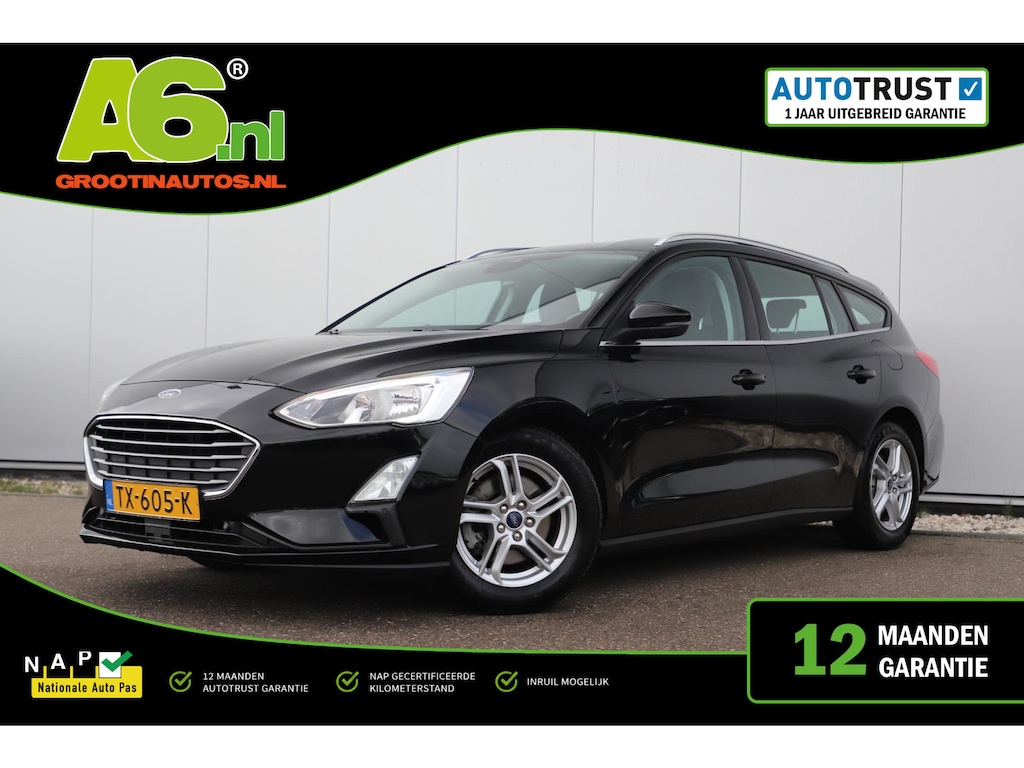 Ford Focus Wagon 1.0 EcoBoost Trend Edition Business 101PK Navigatie Carplay Android 16 inch LMV Airco Cruise Control Parkeersensor