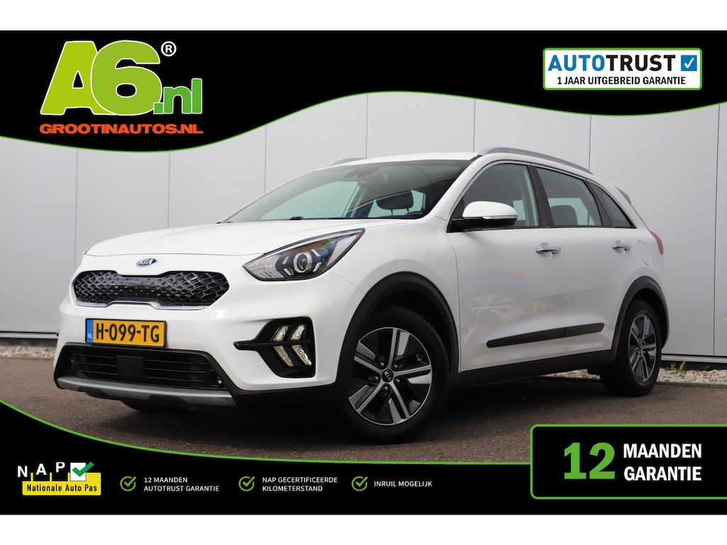 Kia Niro Hybrid 1.6 GDi DynamicLine Navigatie Achteruitrijcamera Half Leder Carplay Adaptive Cruise Rijstrooksensor