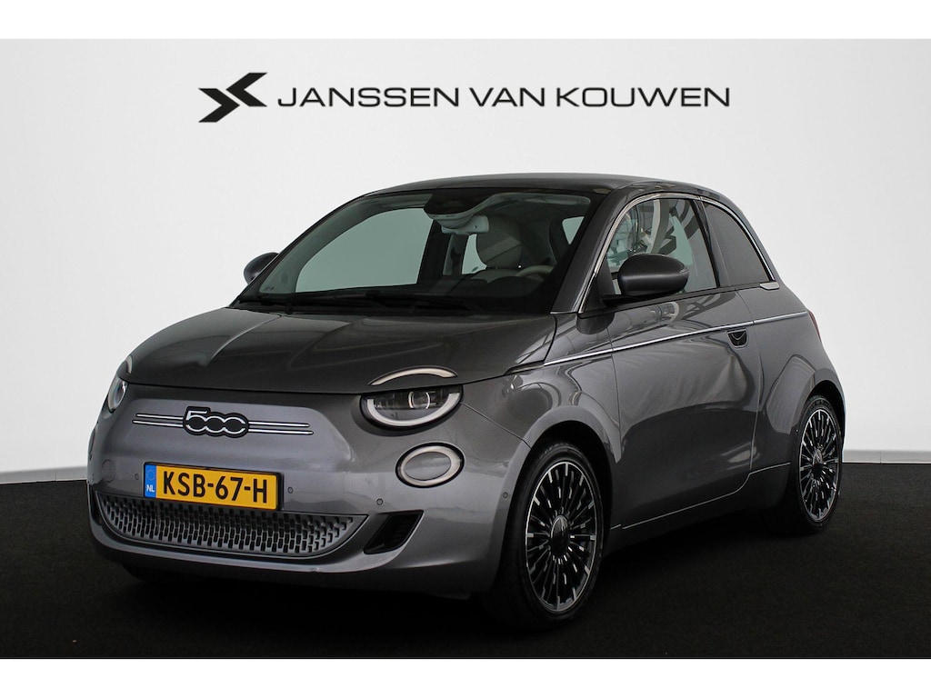 Fiat 500 La Prima 42 kWh Pano Leder Stoelverwarming JBL Camera Apple CarPlay