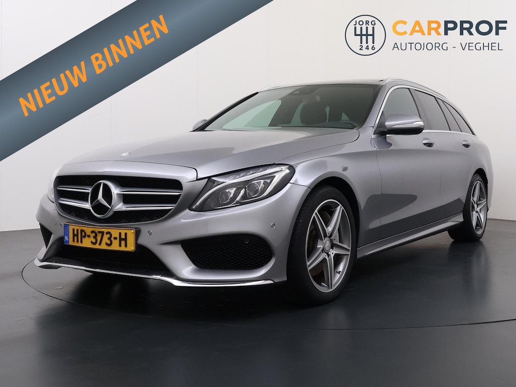 Mercedes-Benz C-klasse Estate 300 CDI HYBRID AMG Styling Panoramadak Keyless 1e Eigenaar Dealer onderhouden
