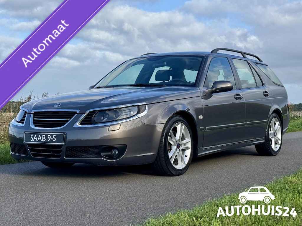 Saab 9-5 Estate 2.3 Turbo Aero Automaat Youngtimer|Trekhaak|Leder