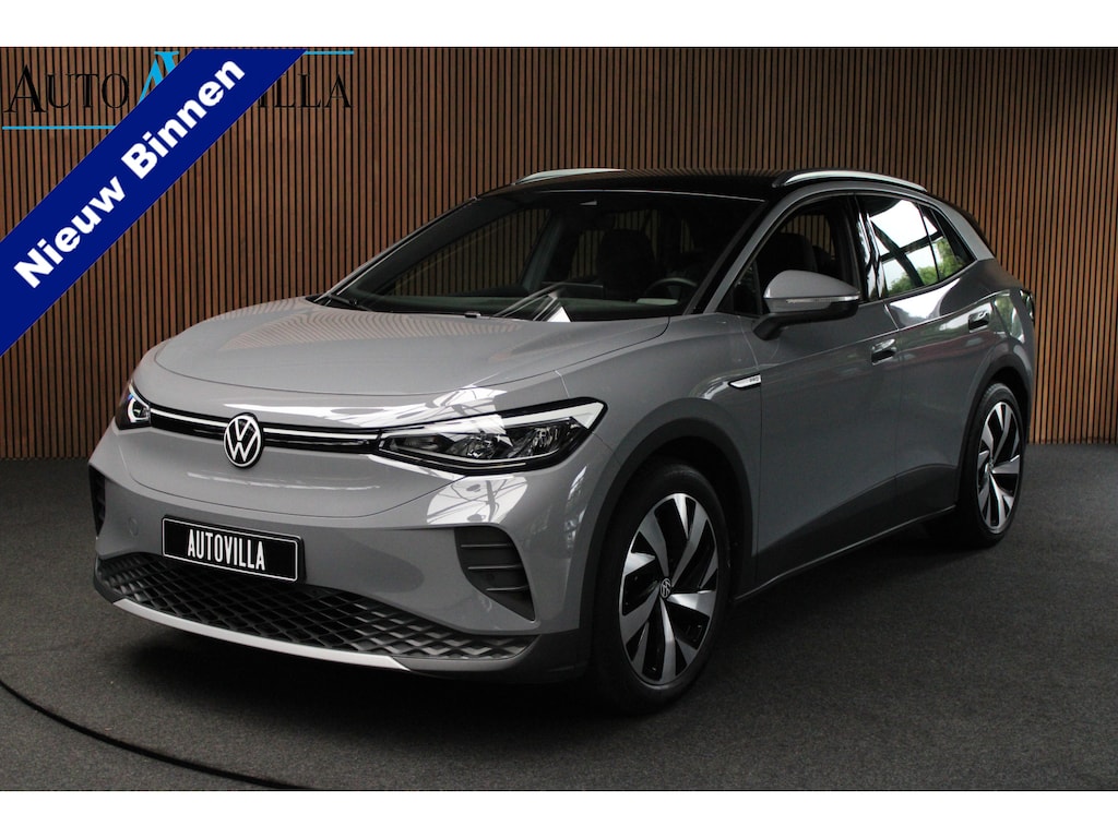 Volkswagen ID.4 Pro Navi HUD ACC Camera Warmtep. Carplay PDC Stuurverwarm. LM velgen Climate (3 zone) Interieur voorverwarming & koeling