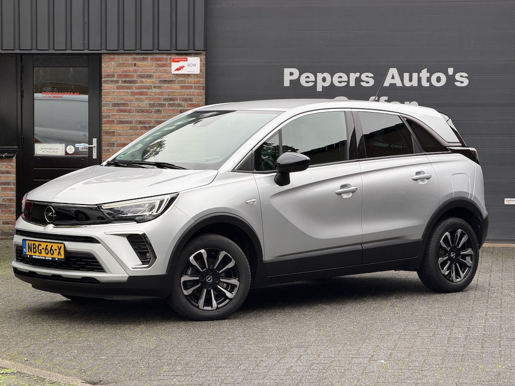 Opel Crossland 1.2 Turbo AGR-comfortstoel | Half Leder | Navi | Carplay | Camera | Chrome pakket