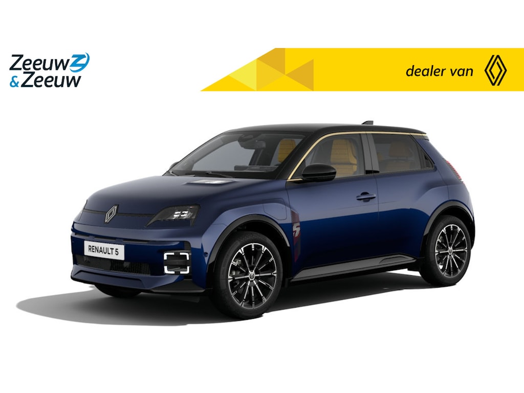 Renault R5 Comfort Range Iconic Cinq 150 pk | Nu uit voorraad leverbaar met € 3.500,- Zeeuw en Zeeuw Voorraadkorting | Pack Advanced Driving Assist | All season banden | Verschillende kleuren beschikbaar | Vraag naar de voorraad | Financier uw R5 tegen slechts 4,9% rente