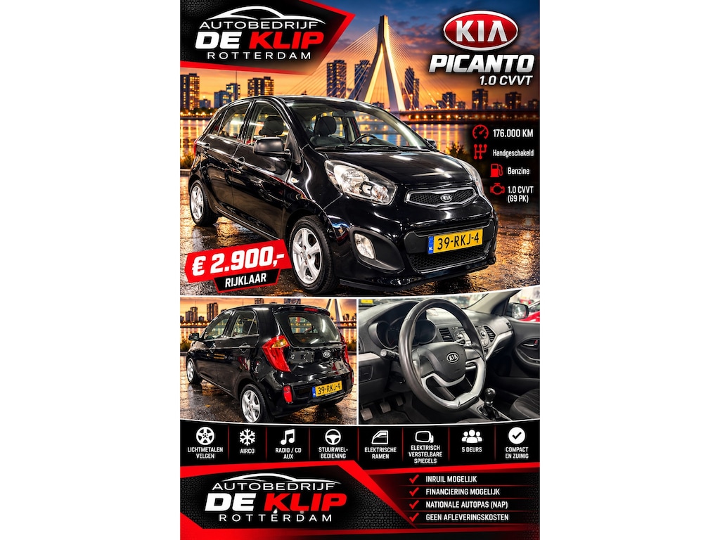 Kia Picanto 1.0 CVVT Comfort Pack|Airco|5 Deurs|