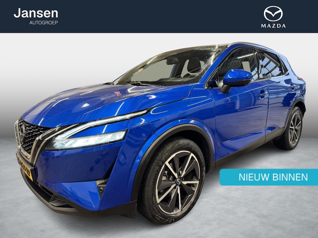 Nissan Qashqai 1.3 MHEV Xtronic Tekna panodak, trekhaak, zeer mooi en compleet!