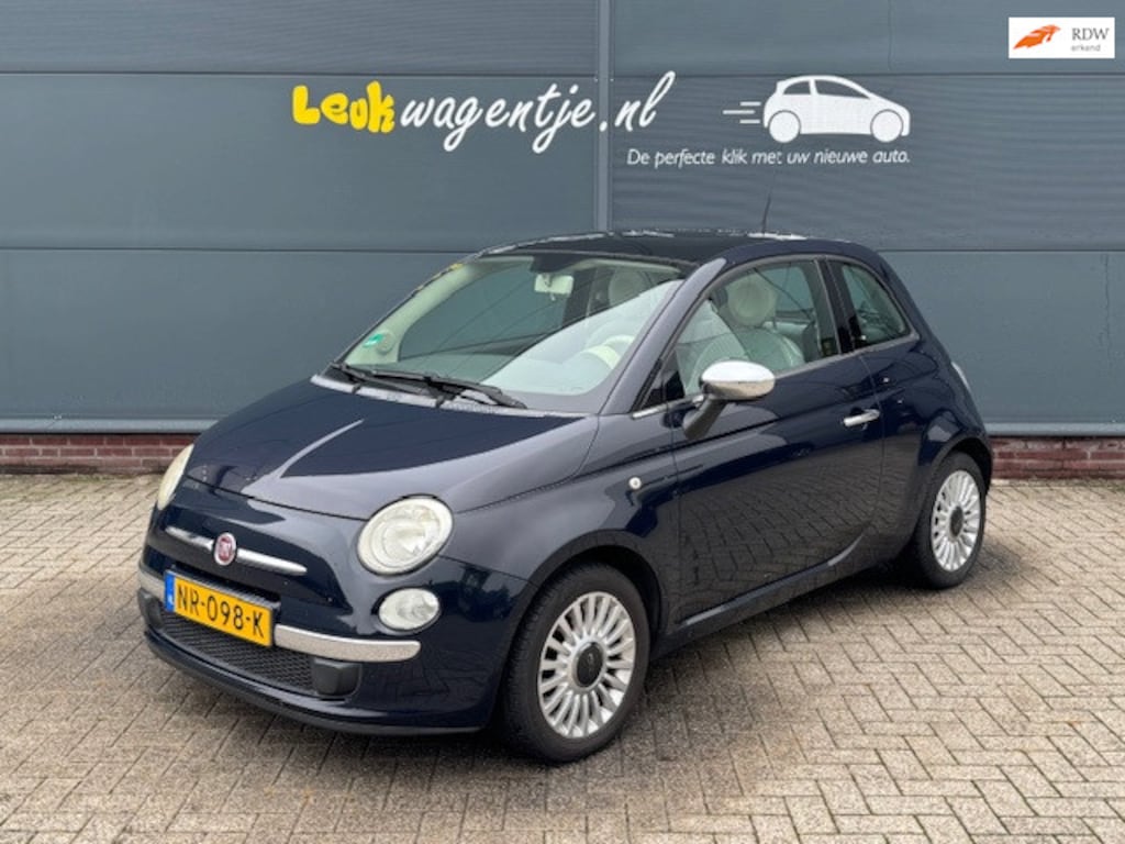 Fiat 500 1.2 Lounge *panorama *airco *bluetooth *lichtmetaal