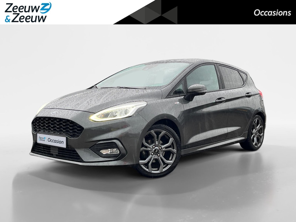 Ford Fiesta 1.0 EcoBoost ST-Line |Apple Carplay/Android Auto|lichtmetalen velgen 17"| Spoiler| Voorruitverwarming|12 maanden Bovag garantie|