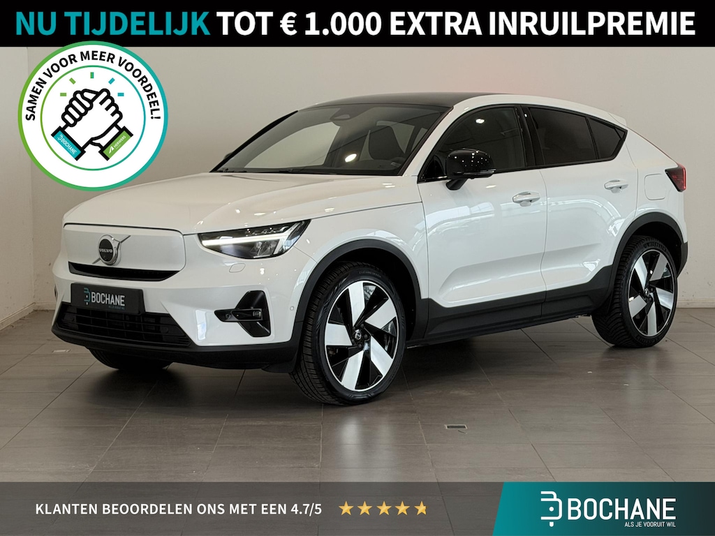 Volvo C40 Recharge Twin Ultimate 78 kWh | 94,1 % SOH | Panoramadak | All Season banden | 360 Graden Camera