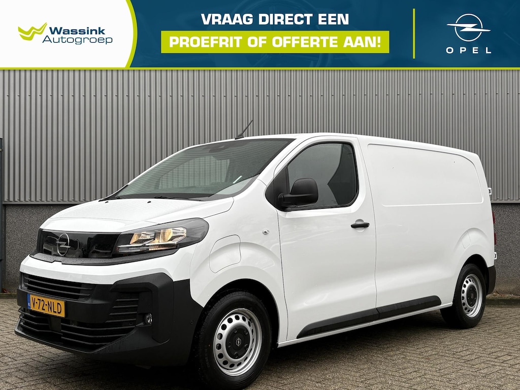 Opel Vivaro-e Electric GB EV 75 kWh 136pk L2 I SOH 98% | Airconditioning | Bijrijdersbank | Onboard lader 11Kw - 3 fase | Geïsoleerde comfort scheidingswand | Surround View pakket
