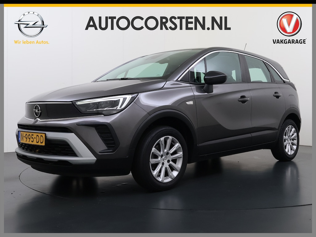 Opel Crossland 1.2T 111pk Camera Apple/Android CruiseControl Pdc Bordherk. Lane-dep. Led Aut.Verlichting Isofix Tel. Ecc Elek.Ramen/Spiegels 16''LM Nieuw Model! 1.2 Turbo Elegance NL-auto!