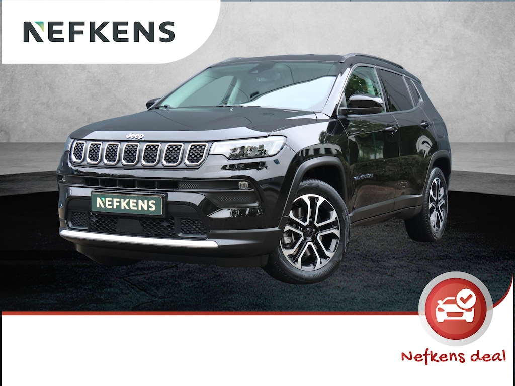 Jeep Compass 240pk Plug-in Hybrid Limited | 1ste eigenaar | Achteruitrijcamera | Electrische klep | Navigatie