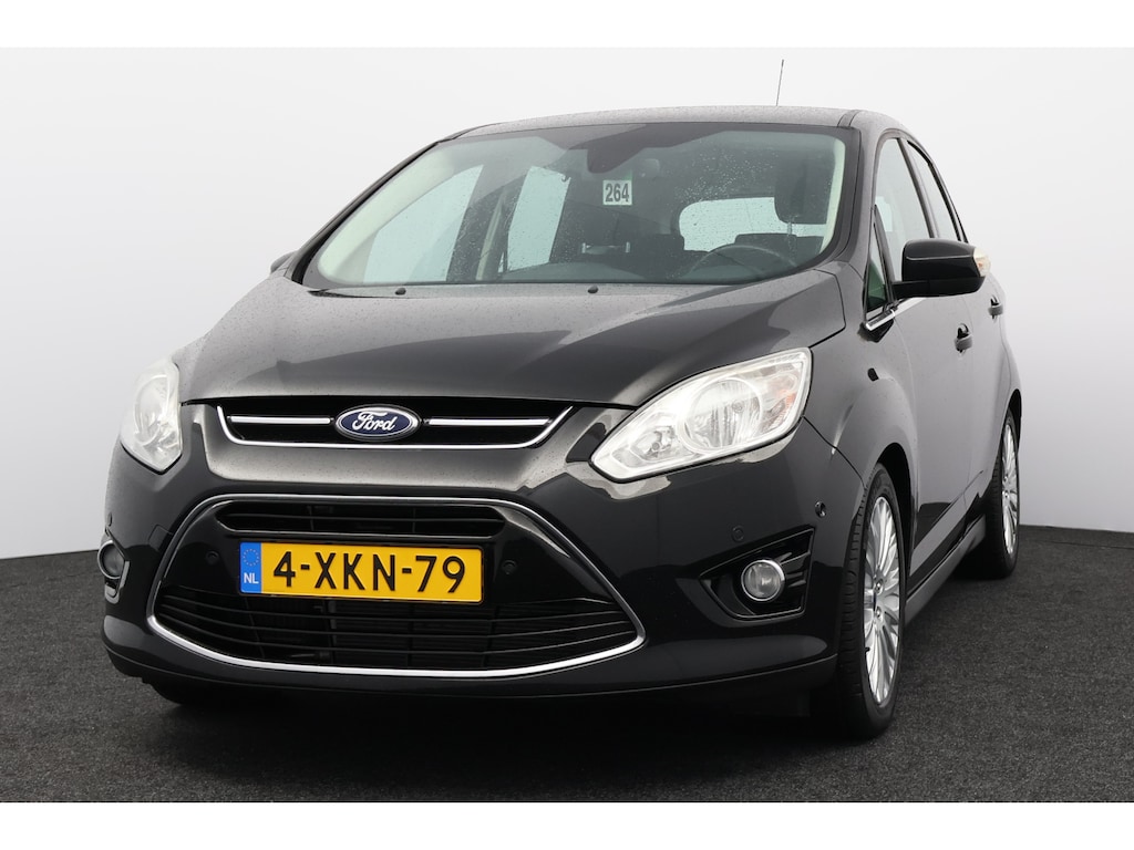 Ford C-Max 1.0 Edition Plus/ D-Riem verv: 150.000 KM!/ Trekhaak/ 17'' LMV/ Sony Audio/ Voorruitverw./ Navi/ Clima/ Cruise/ Elek. pakket/ Isofix/ Bluetooth/ Armsteun/ Multi. LEDER. Stuur/ Mistl./ PDC V+A/ Chroom.