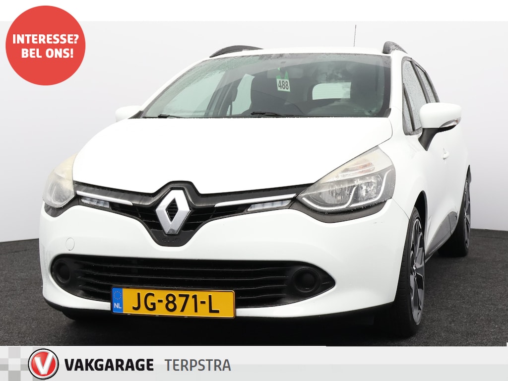 Renault Clio Estate 0.9 TCe Expression/ 17'' LMV/ DAB+/ Navi/ Airco/ Cruise/ Elek. pakket/ Isofix/ Bluetooth/ AUX & USB/ Multi. Stuur/ Getint glas/ Dakrails.