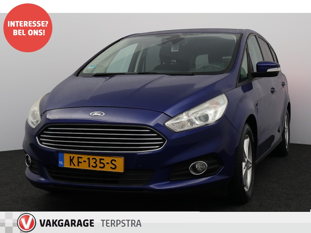 Ford S-Max 2.0 TDCi Trend Lease Edition/ 17'' LMV/ Android Auto/ Navi/ Clima/ Cruise/ Elek. pakket/ Isofix/ Bluetooth/ Armsteun/ Multi. LEDER. Stuur/ Mistl./ PDC V+A/ Extra getint glas.
