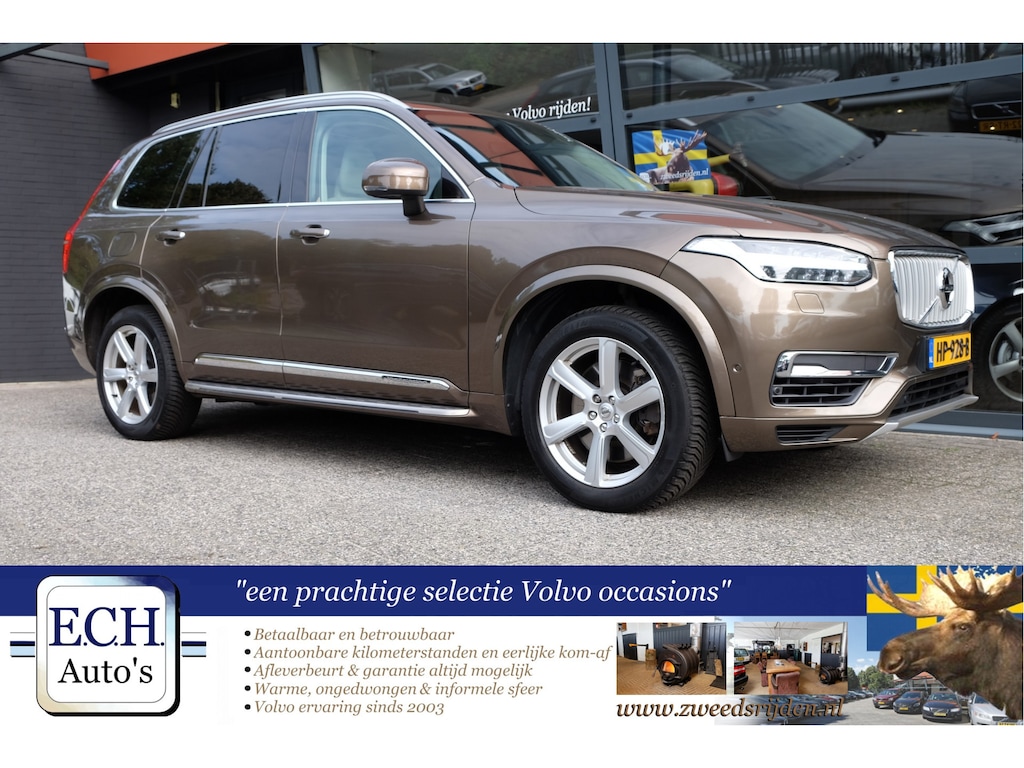 Volvo XC90 2.0 T8 Twin Engine AWD Inscription, Leer, B&W Audio, Adaptieve CC, Panoramadak