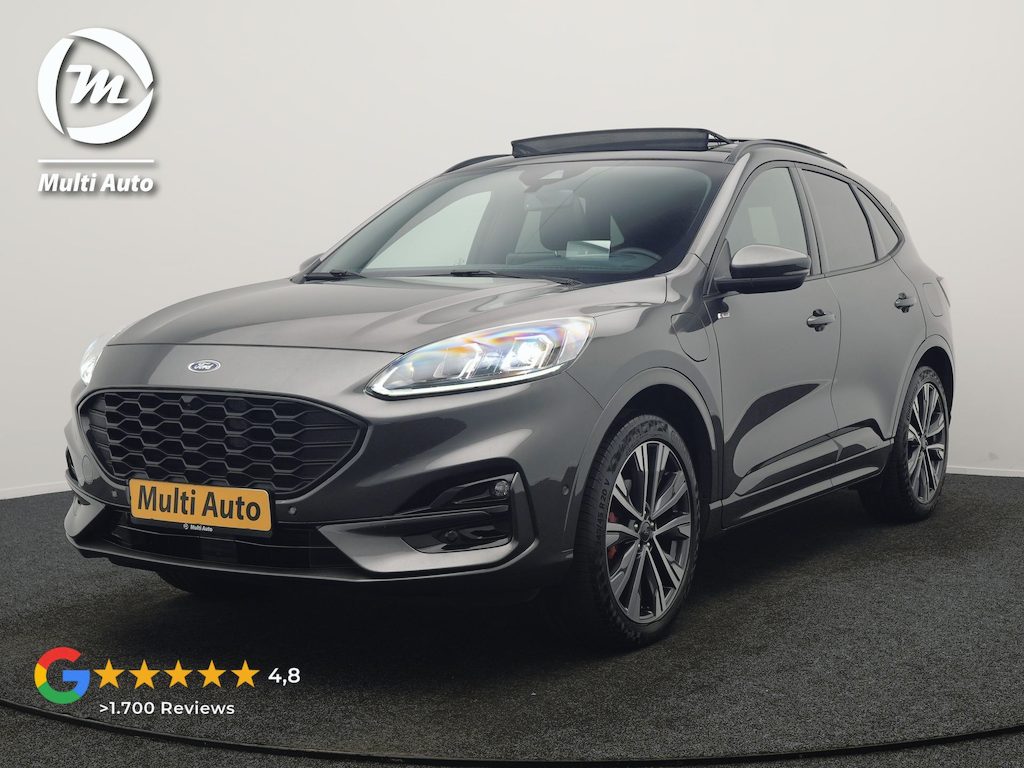Ford Kuga 2.5 PHEV ST-Line X 225pk Dealer O.H. | SOH 89,8% | Trekhaak Af Fabriek | Panodak | Adaptive Cruise | Head Up | 360 Camera | Bang & Olufsen Audio | Alcantara Sportstoelen & Stuur Verwarmd | Keyless | BLIS | Apple Carplay | 20"L.M | Plug In Hybrid |