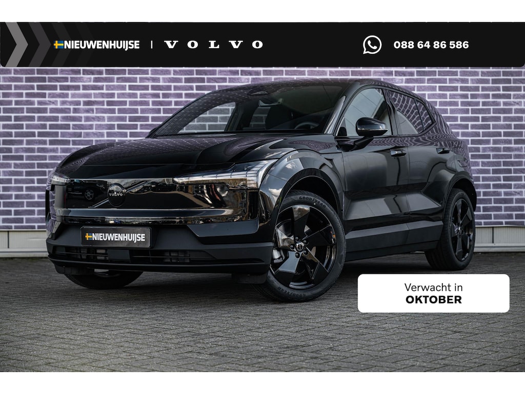 Volvo EX30 P5 Long Range Ultra Black Edition Europa 69 kWh | Stoel en Stuurverwarming | 360° Camera | Harman & Kardon | Panoramadak | 22 kW Lader | Elektrische stoelverstelling |
