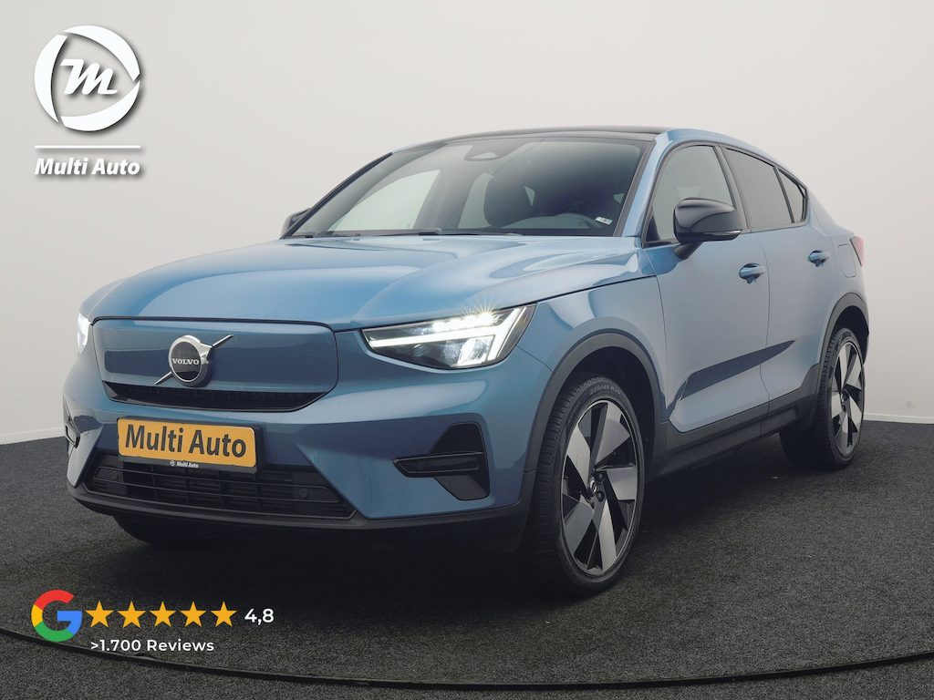 Volvo C40 Recharge Core 69 kWh 231pk Dealer O.H. | SOH 93,8% | Panodak | Camera | Google Assistent | Lederen Sportstoelen & Stuur Verwarmd | Apple Carplay | Cruise Control | Navigatie | DAB |