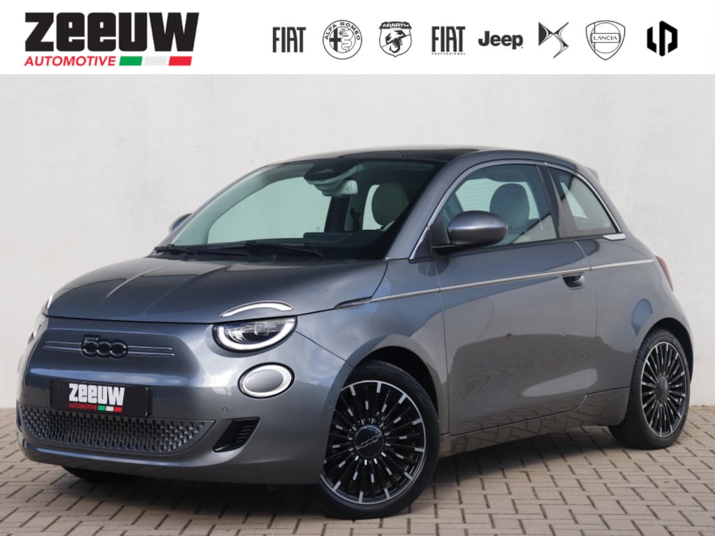 Fiat 500e La Prima 42 kWh | Pano | Navi | Camera | Carplay | 17"