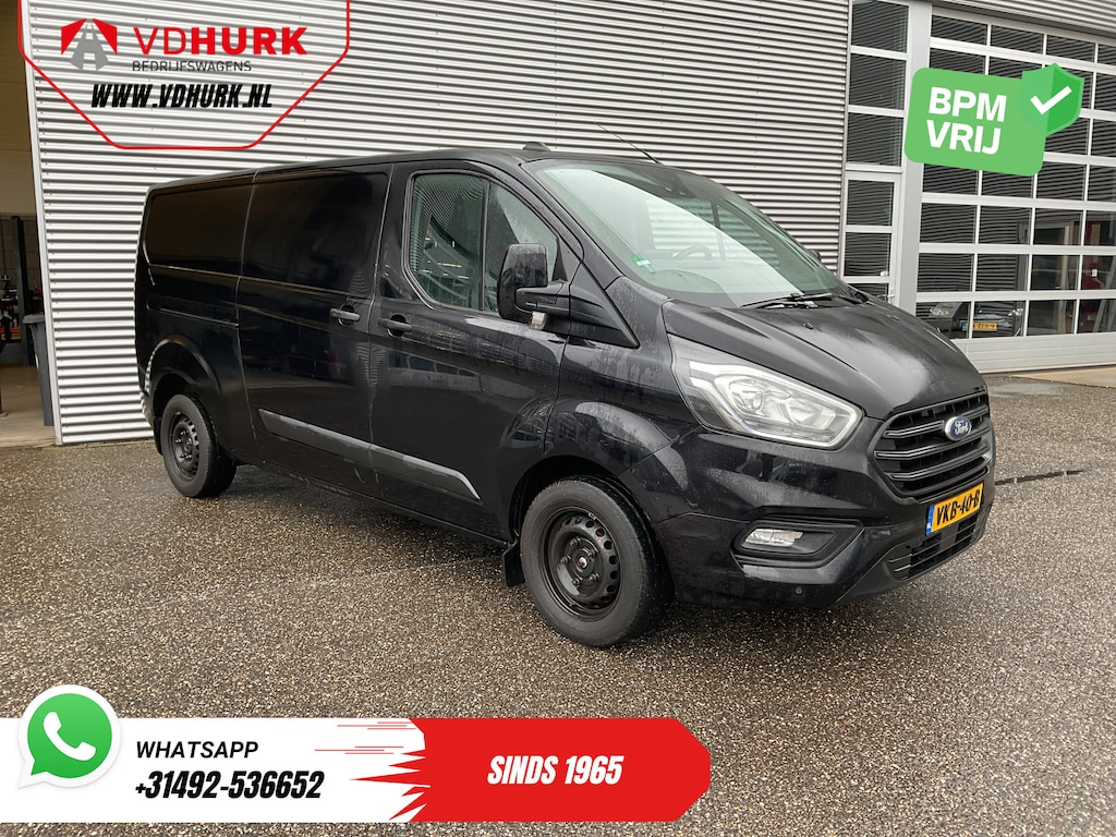 Ford Transit Custom 2.0 TDCI 130 pk L2 EXPORT Riem V.V./ Carplay/ Navi/ Camera/ Airco/ Cruise/ PDC/ Trekhaak