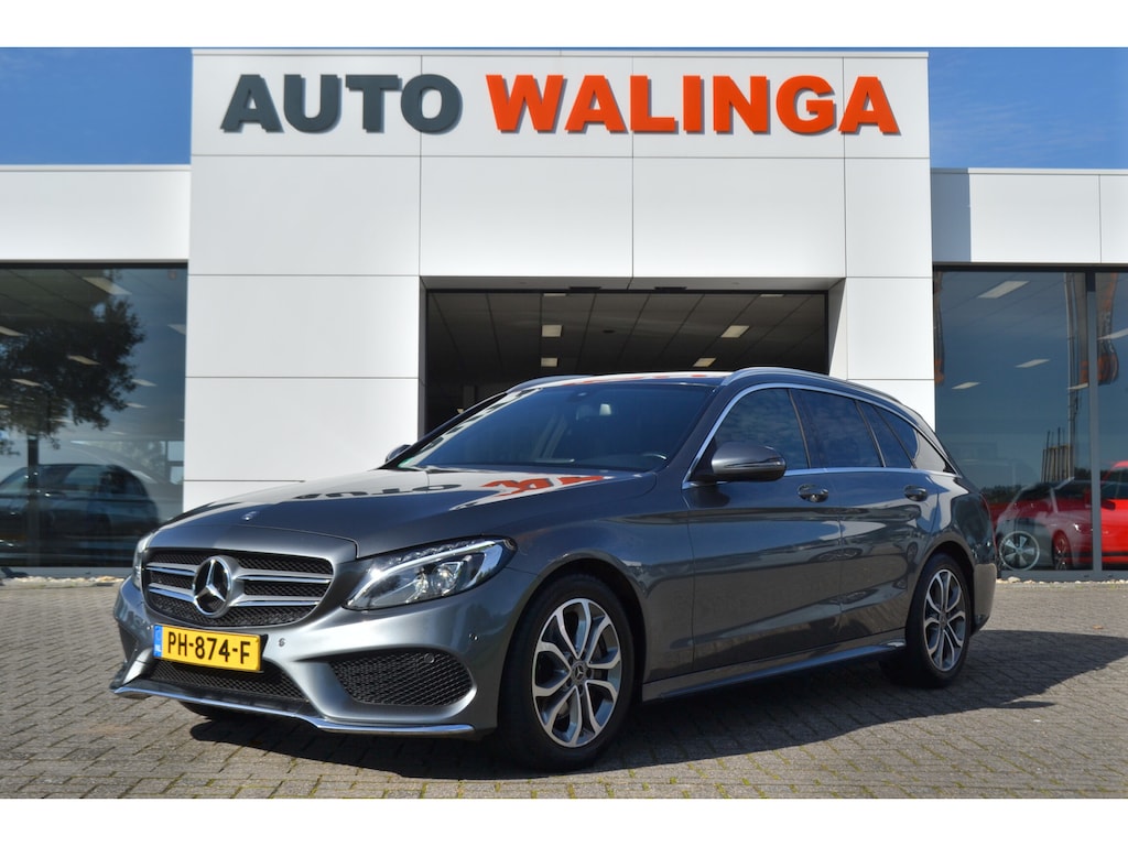 Mercedes-Benz C-klasse Estate 180 AMG Panoramadak | Leer | Camera | Trekhaak 1800kg | Led | Navi |
