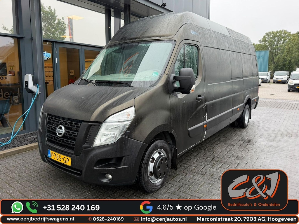 Nissan NV400 2.3 dCi L4H3 Acenta Airco l cruise l keyless l dubbellucht l camera l gewrapt l BTW