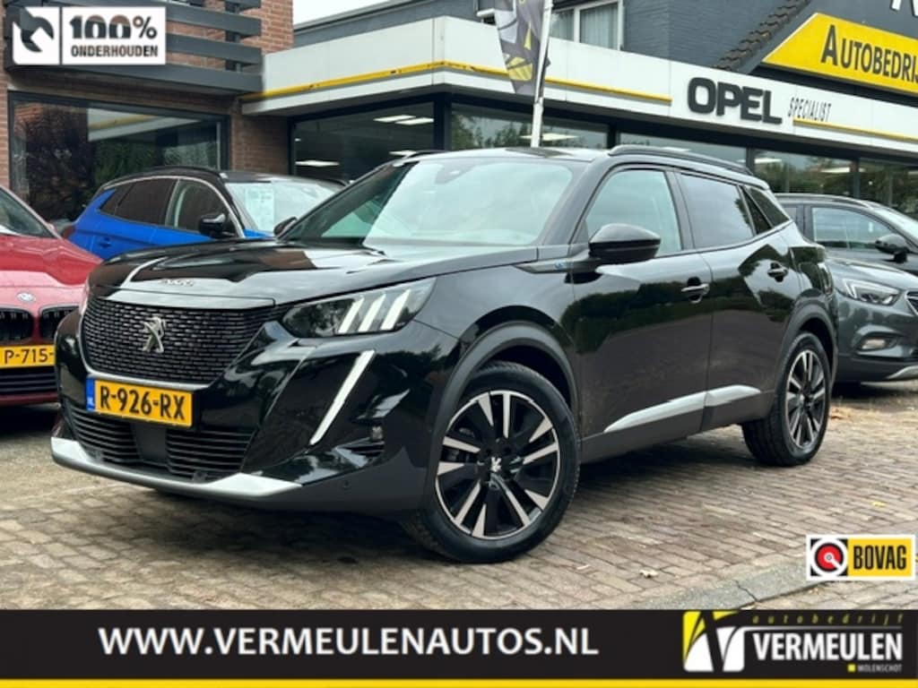 Peugeot e-2008 EV 50kWh 136PK GT Pack + 18"/ Navi/ Clima/ Ad.Cruise/ Panorama/ Full-LED/ Camera/ CarPlay/ Stoelverwarming/ SOH100%/ NL auto