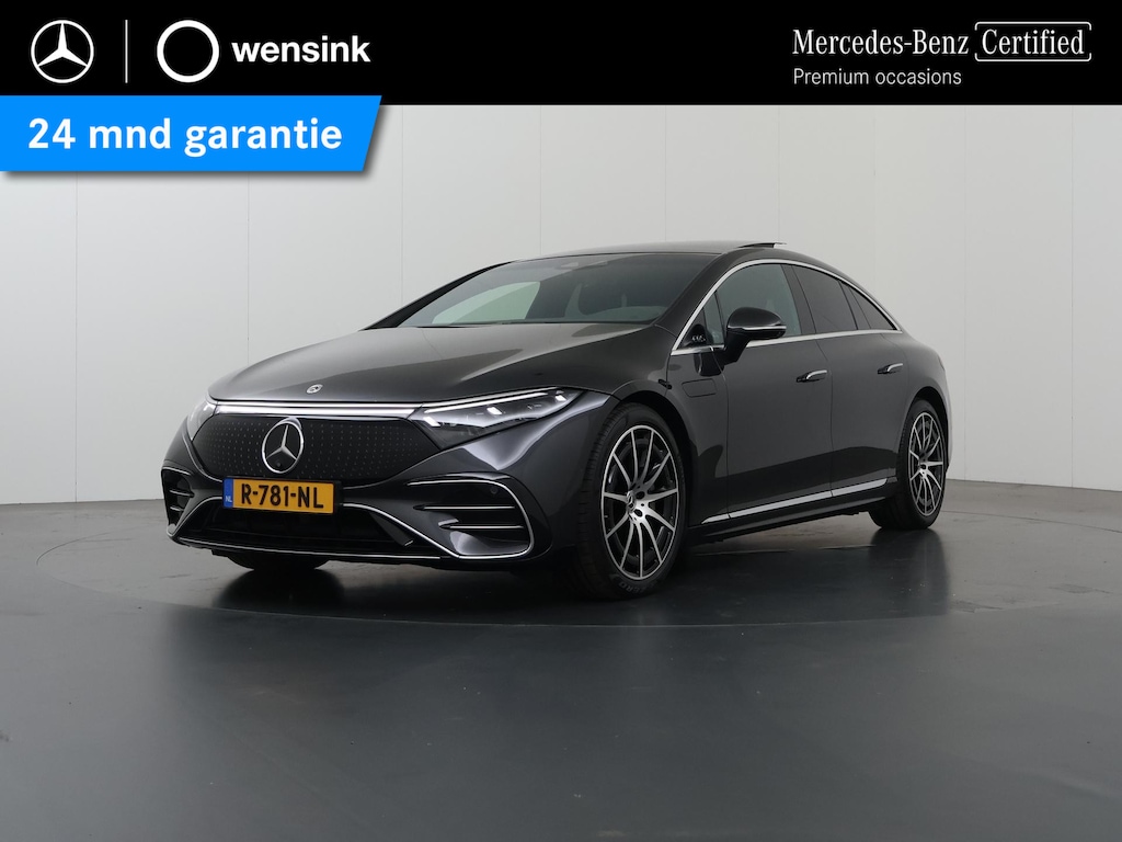 Mercedes-Benz EQS 580 4MATIC AMG Line 108 kWh | Luchtvering | Achterasbesturing | Head Up | 360 graden camera | Stoelventilatie | Memory |