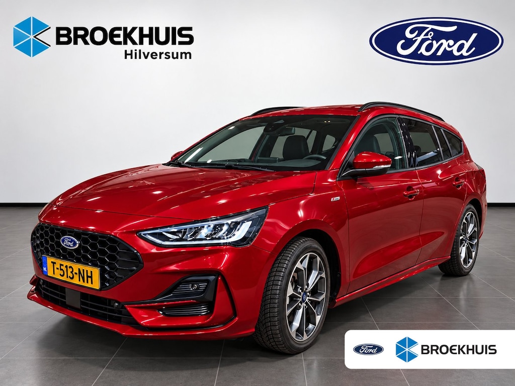 Ford Focus Wagon 1.0 EcoBoost Hybrid ST Line X | Elekt. Trekhaak | Dr. Ass- Winter Pack | AGR Stoel | 18" LMV | All Season |