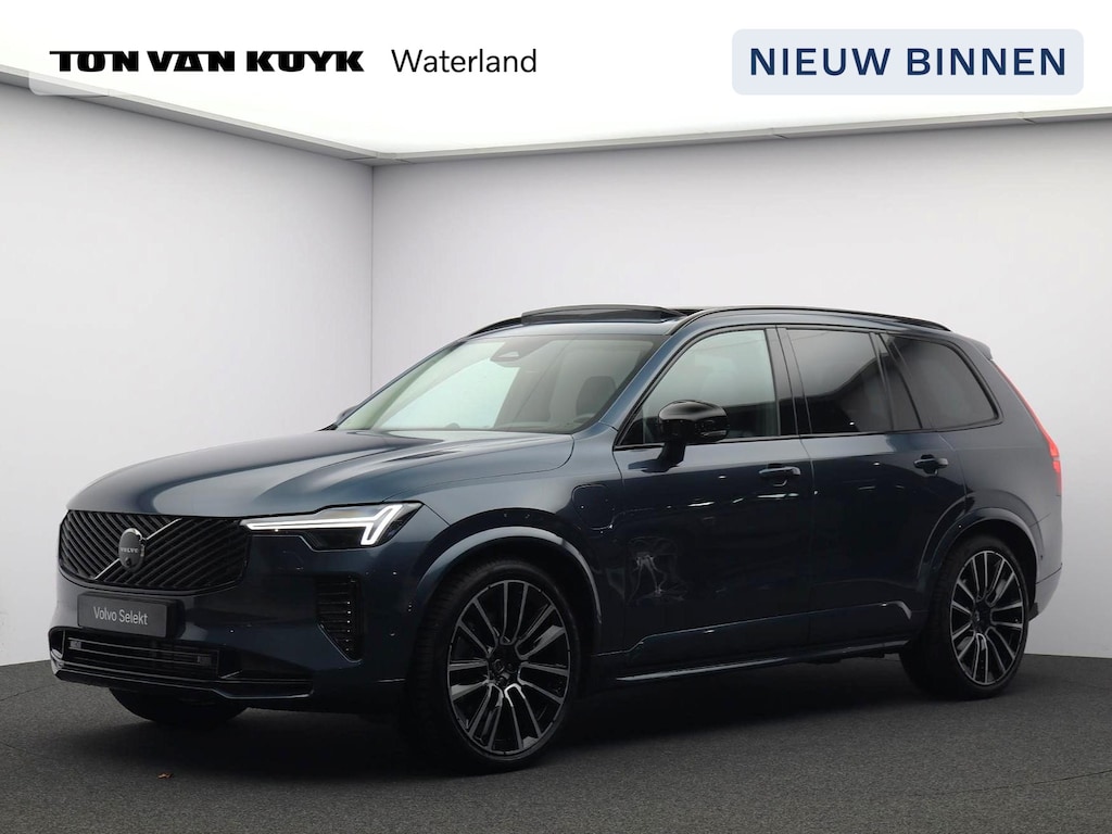Volvo XC90 2.0 T8 Plug-in hybrid AWD Ultra Dark Automaat / Luchtvering / Bowers & Wilkens audio / Panoramadak / Massage voorstoelen + geventileerd / Trekhaak / Head-up display / 22" velgen