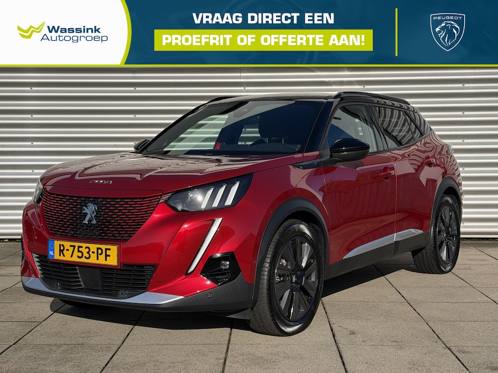 Peugeot e-2008 EV GT Pack 50 kWh | SOH 93% | Stoelverwarming | Apple Carplay | Alcantara Bekleding | Climate Control | Adaptieve Cruise Control |