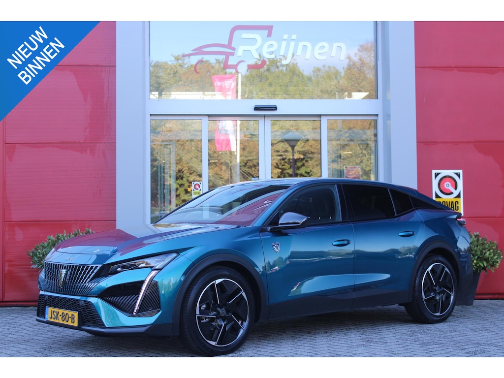 Peugeot 408 1.2 Hybrid 145PK AUTOMAAT GT | 360° CAMERA | ELEKTRISCH VERSTELBARE BESTUURDERSSTOEL MET GEHEUGEN EN VERSTELBARE ZITVERLENGER | STOEL VERWARMING | STUURVERWARMING | LEDER / ALCANTARA | DODEHOEK DETECTIE | KEYLESS ENTRY/START | ADAPTIVE CRUISE CONTROL | NAVIGATIE | DRAADLOZE APPLE CARPLAY/ANDROID AUTO | PARKEERSENSOREN VOOR + ACHTER | LED MATRIX KOPLAMPEN | 19" LICHTMETALEN VELGEN | ELEKTRISCH BEDIENBARE ACHTERKLEP | CLIMATE CONTROL | STUUR VERWARMING |