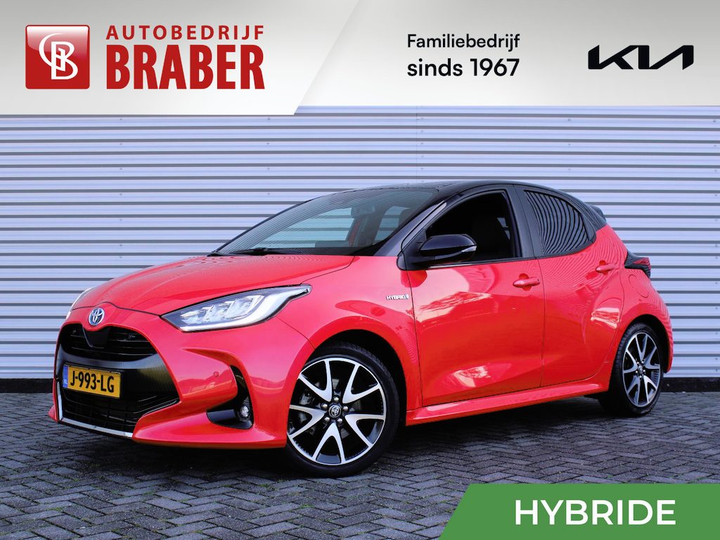 Toyota Yaris 1.5 Hybrid Launch Edition | 17" LM | Clima | Cruise adapt.| PDC V+A | Camera | HUD | Keyless | Navi | 1e eigenaar |