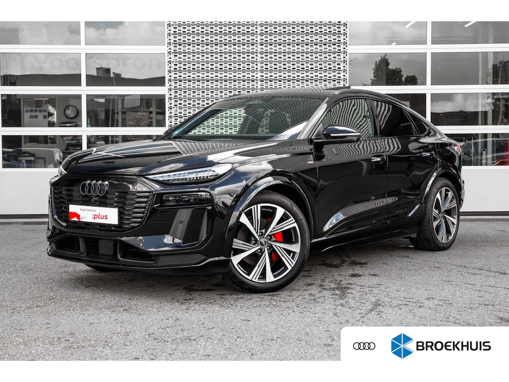 Audi Q6 Sportback e-tron S edition 83 kWh | Luchtvering | Panoramadak | HUD | Bang & Olufsen | Achterstoelen verwarmd | Apple Carplay/Android Auto|telefoonintegratie premium | Audio installatie premium